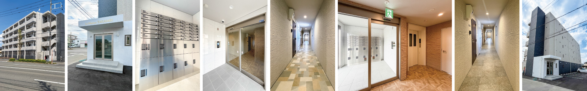 La･Maison TAKASAKIの外観と共用部